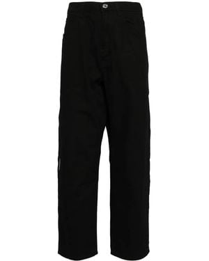 Aape By A Bathing Ape Logo-Patch Jeans - Black