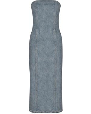 Rag & Bone Miramar Ponte Jasmine Midi Dress - Blue