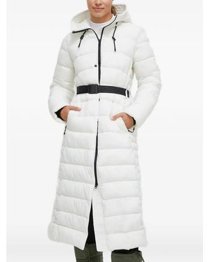 Didriksons Belted Puffer Coat - White