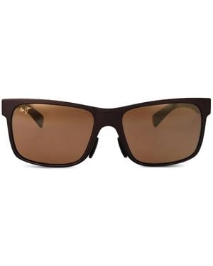 Maui Jim Rectangle-Frame Sunglasses - Brown
