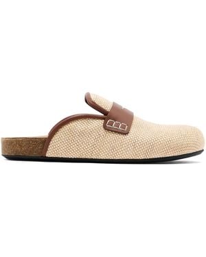 JW Anderson Canvas Mules - Brown