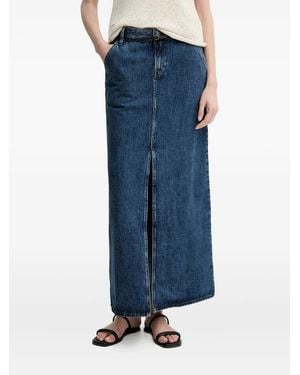 G-Star Jeansrock Mit Logo - Blau