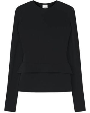 Nanushka Raveen Long-Sleeve Top - Black