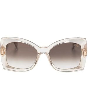 Cazal Oversize-Frame Sunglasses - Natural