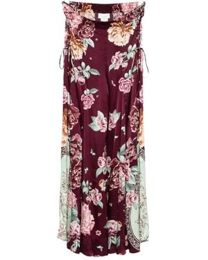 CAMILLA Laced Flares Pants - レッド