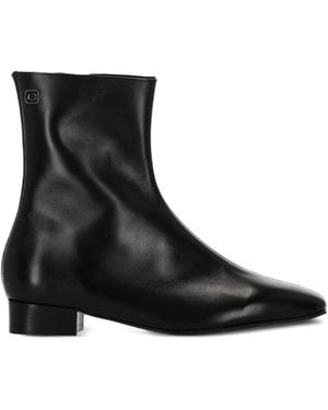 CAREL PARIS レザーブーツ - ブラック