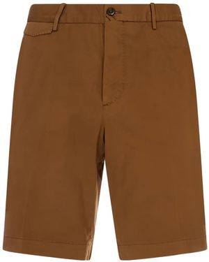 PT Torino Straight-Leg Shorts - Brown