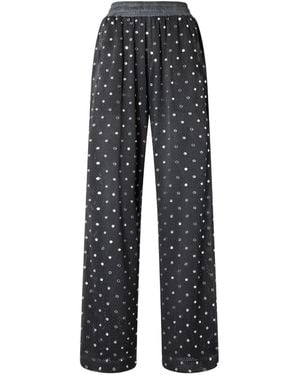 Pinko Sequin-Embellished Trousers - Grey