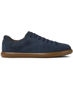 Camper Pelotas Soller Sneakers Aus Nubukleder - Blau
