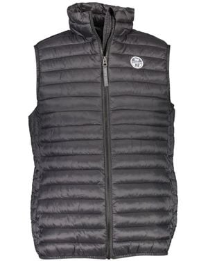 North Sails Quilted High-Neck Gilet - Gray