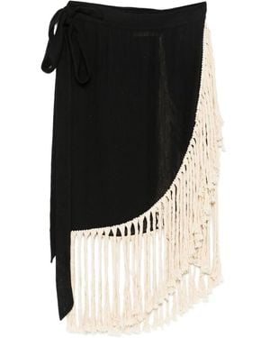 Maison La Plage Maya Wrap Skirt - Black
