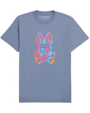 Psycho Bunny Montgomery Graphic-Print T-Shirt - Blue