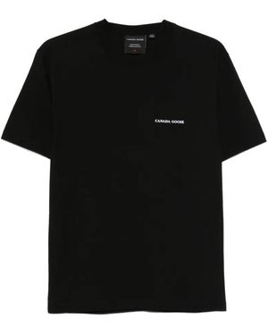 Canada Goose T-Shirt Met Ronde Hals - Zwart