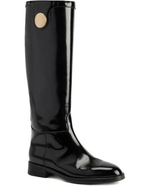 Giuseppe Zanotti レザーロングブーツ - ブラック
