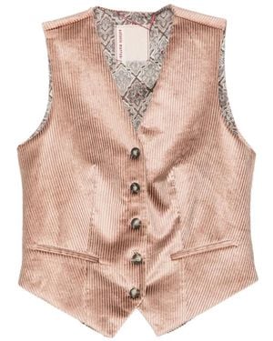 Antonio Marras Corduroy-Effect Tailored Waistcoat - Pink