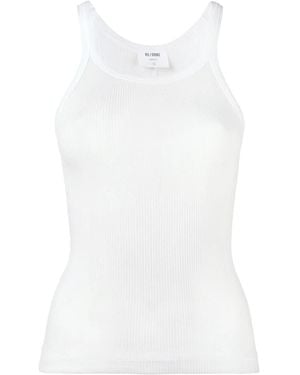 RE/DONE Ribbed Tank Top - White