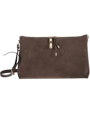 Furla Debby Shoulder Bag M - Brown