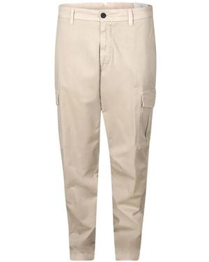 Eleventy Belt-Loops Cargo Trousers - Natural