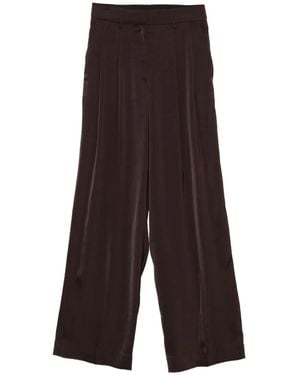 MICHAEL Michael Kors Pantalon À Design Plissé - Marron