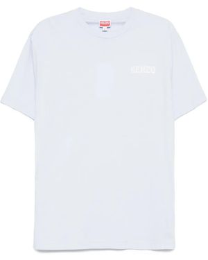 KENZO Embroidered-logo Cotton T-shirt - ホワイト