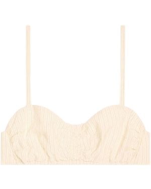 Dries Van Noten Bra Top - Natural