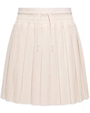 Nike Minifalda Con Logo Y Pliegues - Neutro