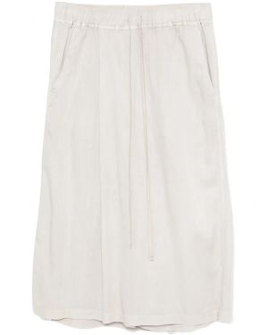 Julius Bermudas con diseño cruzado - Blanco