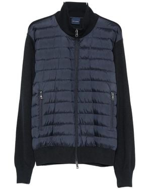 Paul & Shark Quilted Zip-Fastening Jacket - Blue