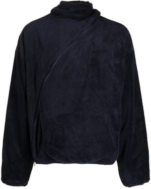 Post Archive Faction PAF Off-Centre Hooded Jacket - Blue