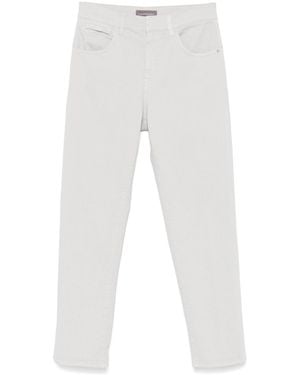 Lorena Antoniazzi Tapered Trousers - White