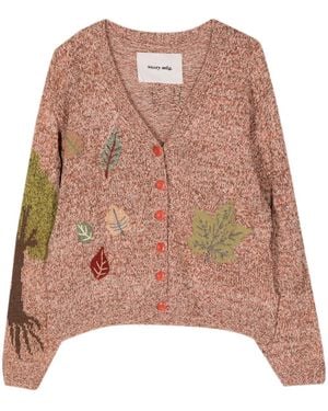 STORY mfg. Twinsun Organic Cotton Cardigan - Pink