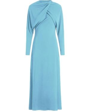 16Arlington Irro Midi-Jurk - Blauw