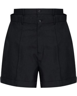 Noir Kei Ninomiya レイヤード ショートパンツ - ブラック