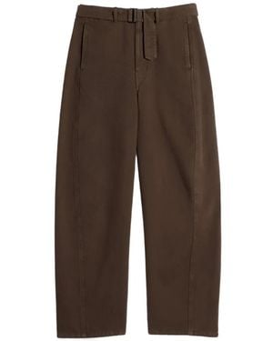 Lemaire Twisted Belted Jeans - Brown