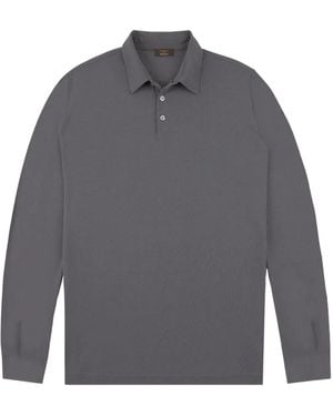 Slowear Poloshirt Mit Knopfverschluss - Grau