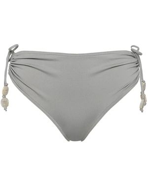 Eres Bragas De Bikini Christie Con Cuentas - Gris