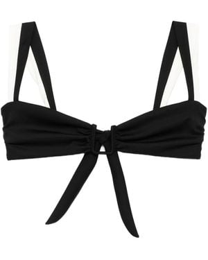 Away That Day Cannes Bikini Top - Black