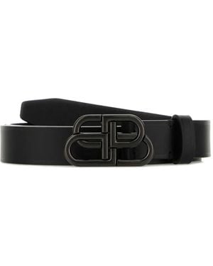 Balenciaga Cintura Con Fibbia Bb - Bianco