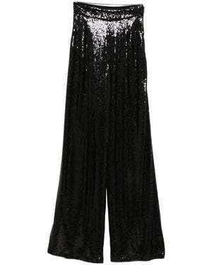 Nissa Sequin-Embellished Pants - Black