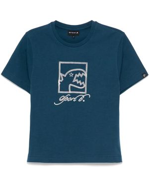 SPORT b. by agnès b. Box Dino T-Shirt - Blue
