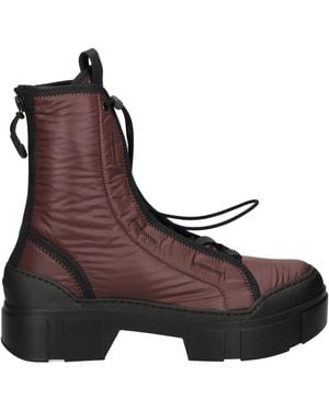 Vic Matié Bikerstiefel mit Plateau - Braun
