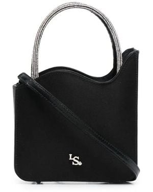 Le Silla Ivy ビジュートリム ハンドバッグ マイクロ - ブラック