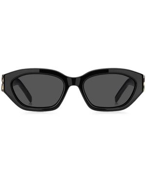 BOSS Acetate Sunglasses With Double B Monogram - Black