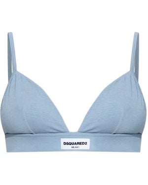 DSquared² Heritage Triangle Bralette - Blue