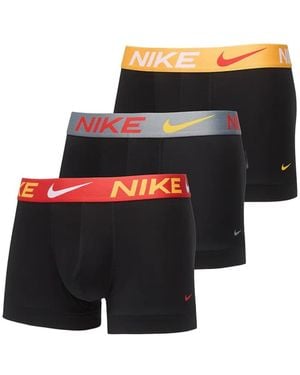 Nike Logo-Waistband Trunks - Black
