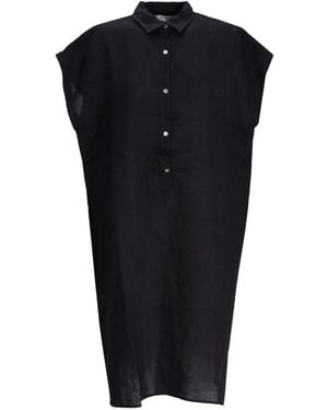 Crossley Button-Up Shirt Dress - Black
