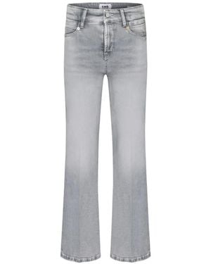 Cambio Five-Pocket Flared Jeans - Grey