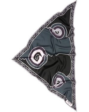 PUCCI Astro-Print Triangle Scarf - Black