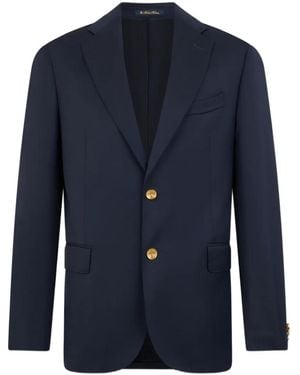 Brooks Brothers Virgin-Wool Blazer - Blue
