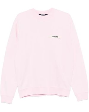 Jacquemus Sweater Met Logopatch - Roze